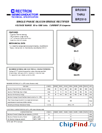 Datasheet BR152 manufacturer Rectron